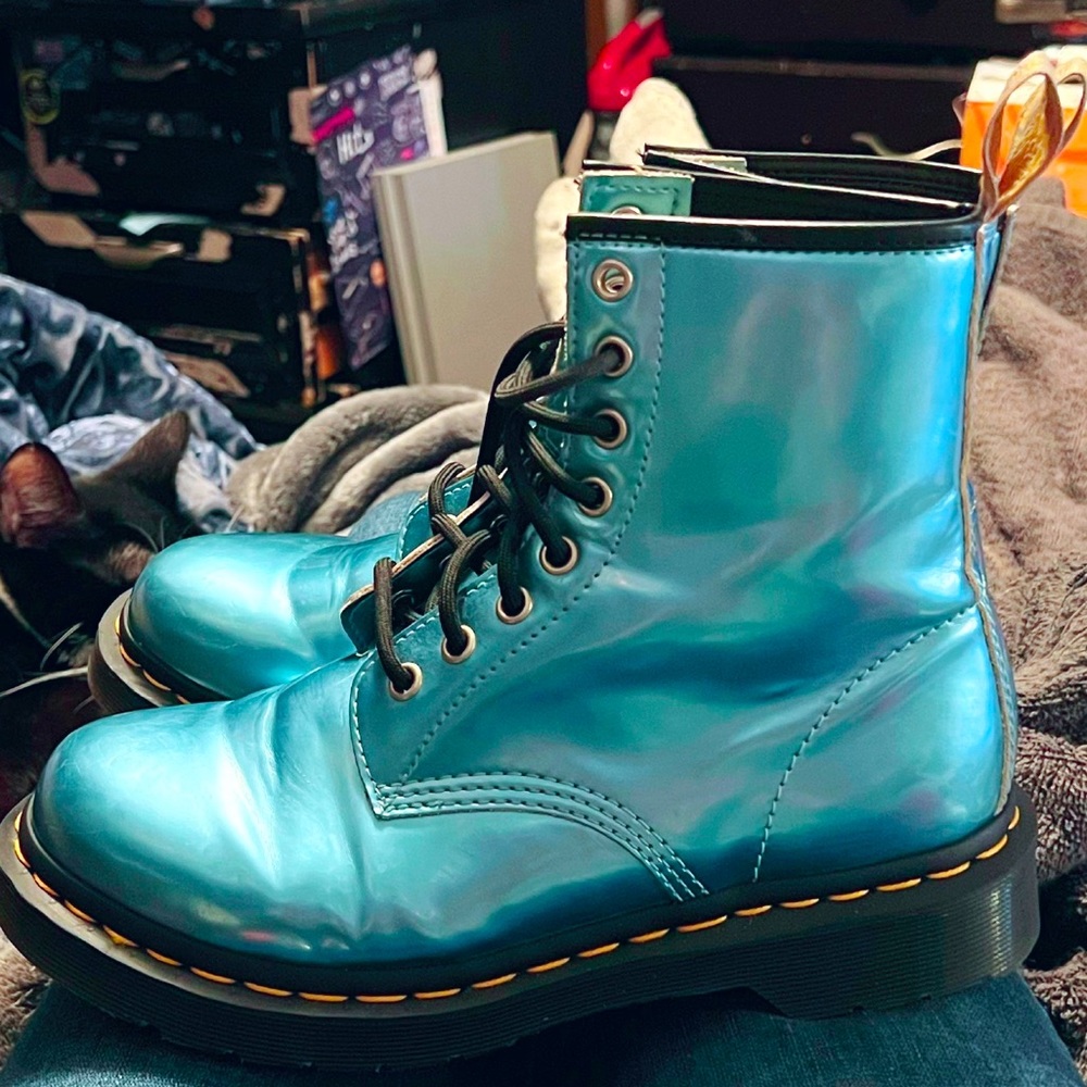 Turquoise Doc Martens
